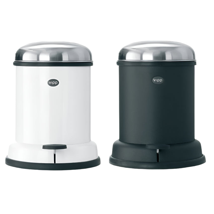 bathroom pedal bin Vipp 14 Bathroom Pedal Bin available in 3 colours