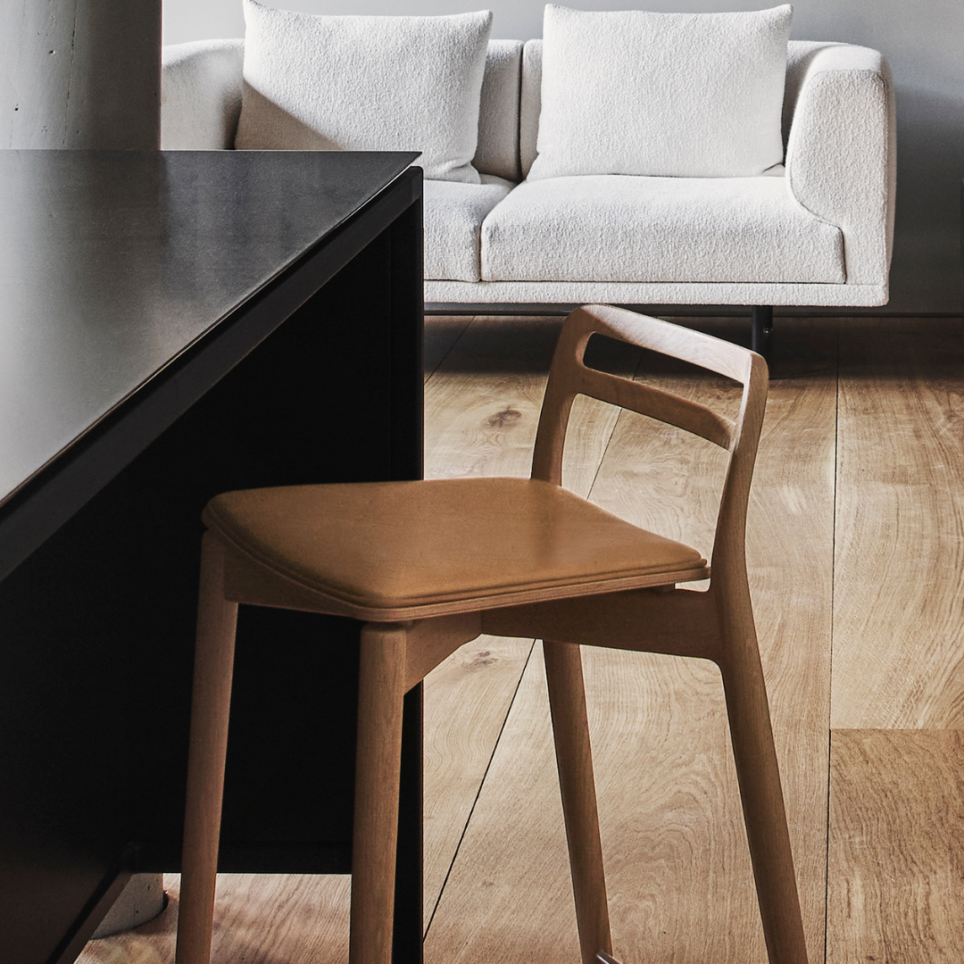 Elegant Danish counter stool from Panik Design