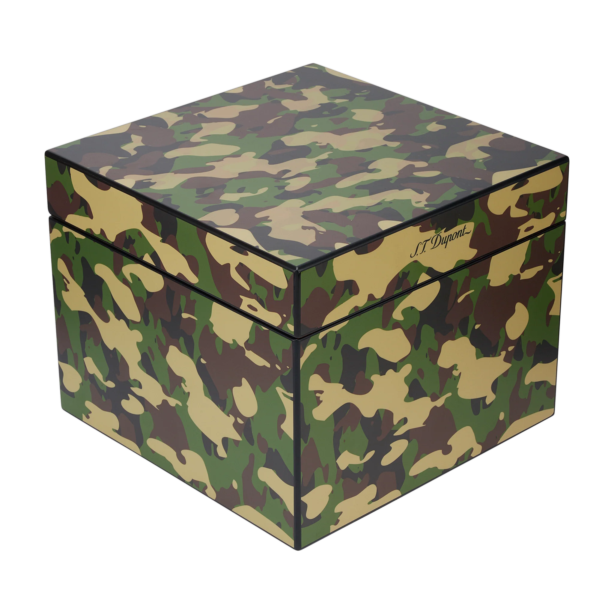 S.T. Dupont Humidor 60 Cigars Camouflage Green