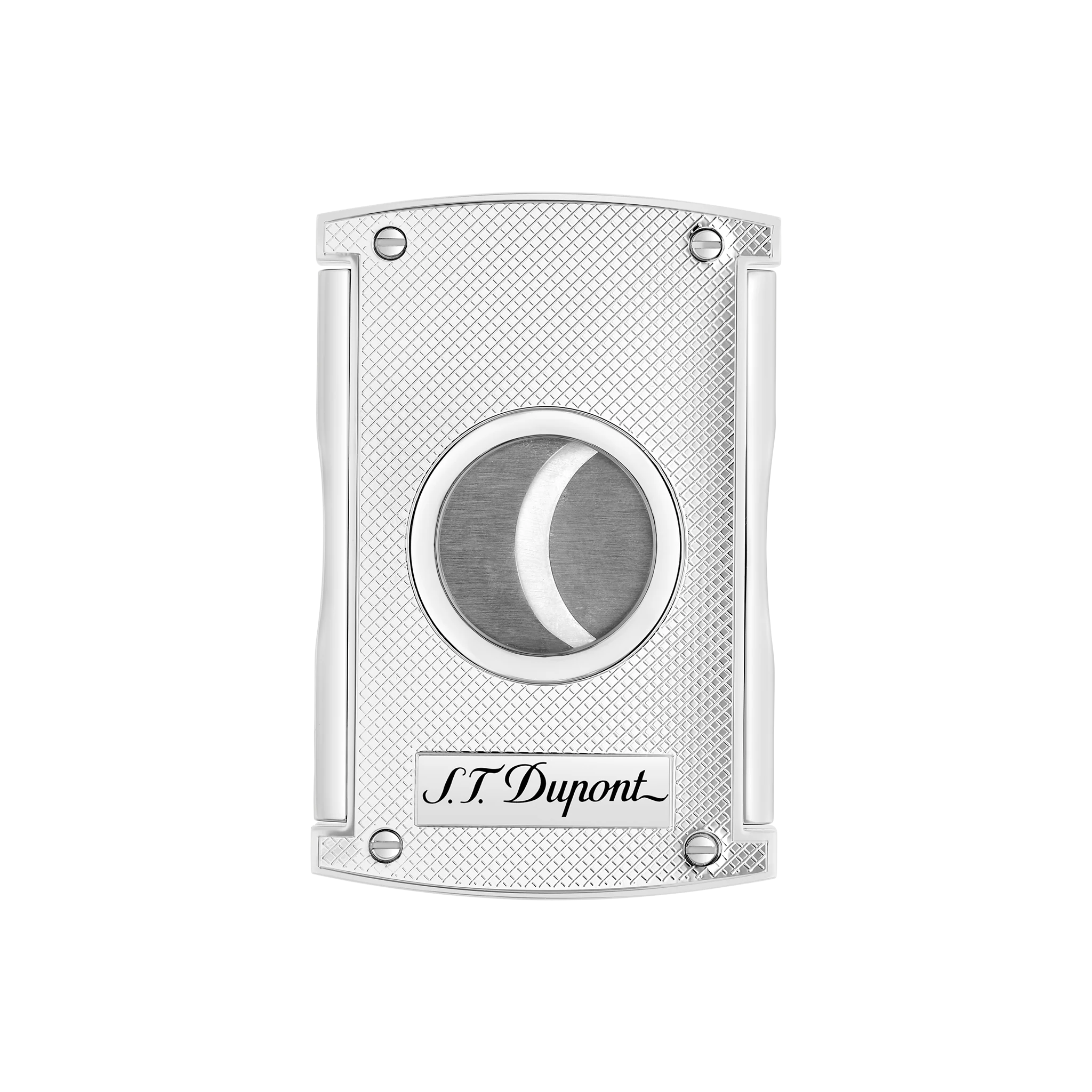 S.T. Dupont Chequered Chrome Cigar Cutter