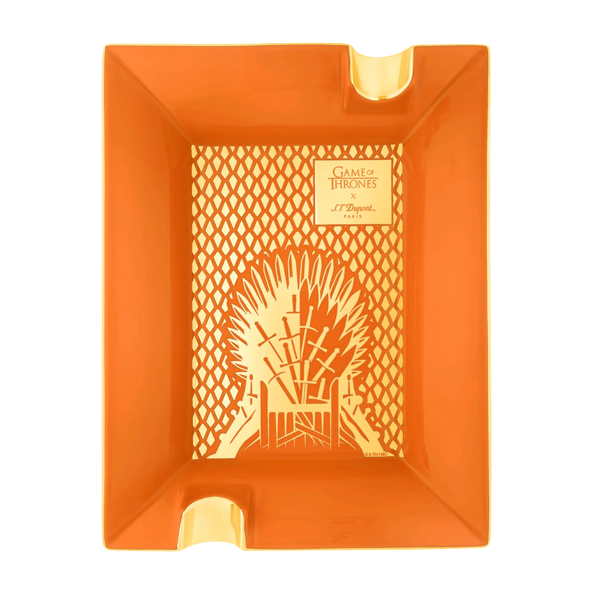 S.T. Dupont Game of Thrones Fire Orange Ashtray