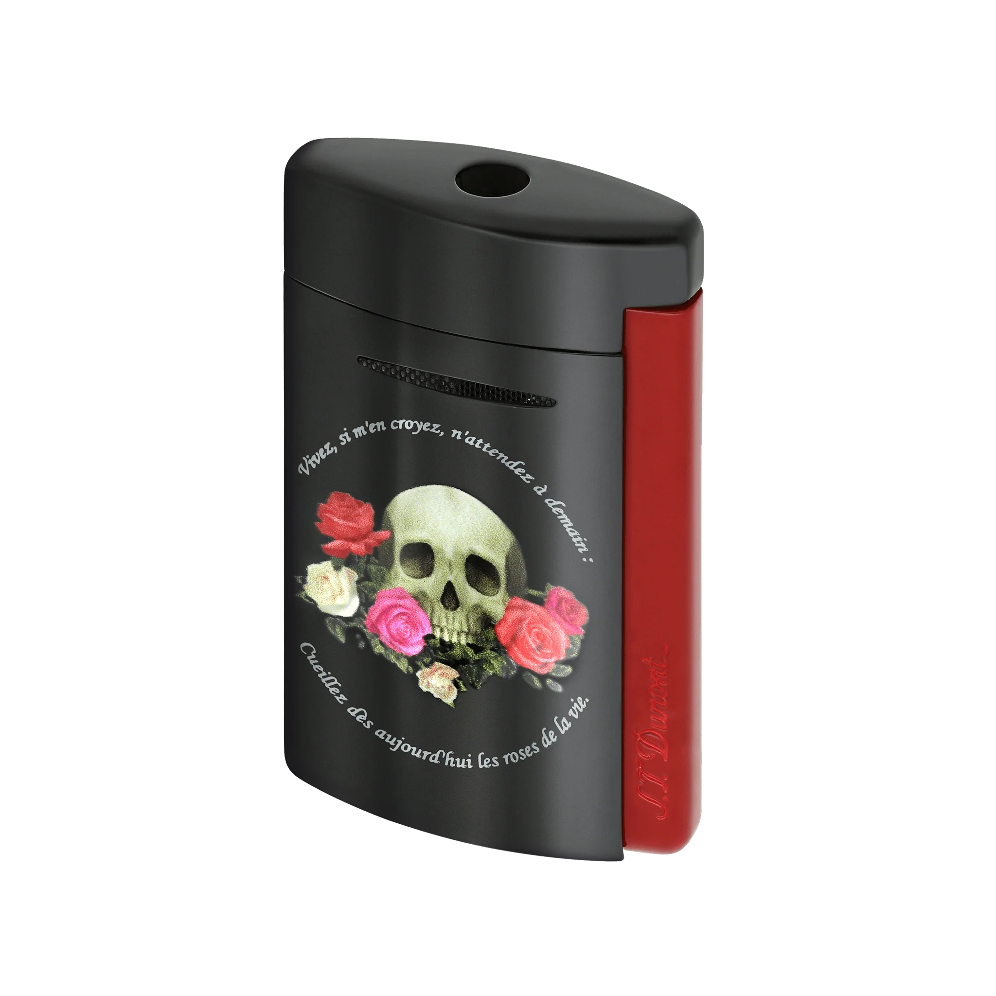 S.T. Dupont Minijet Lacquered Lighter Memento Mori