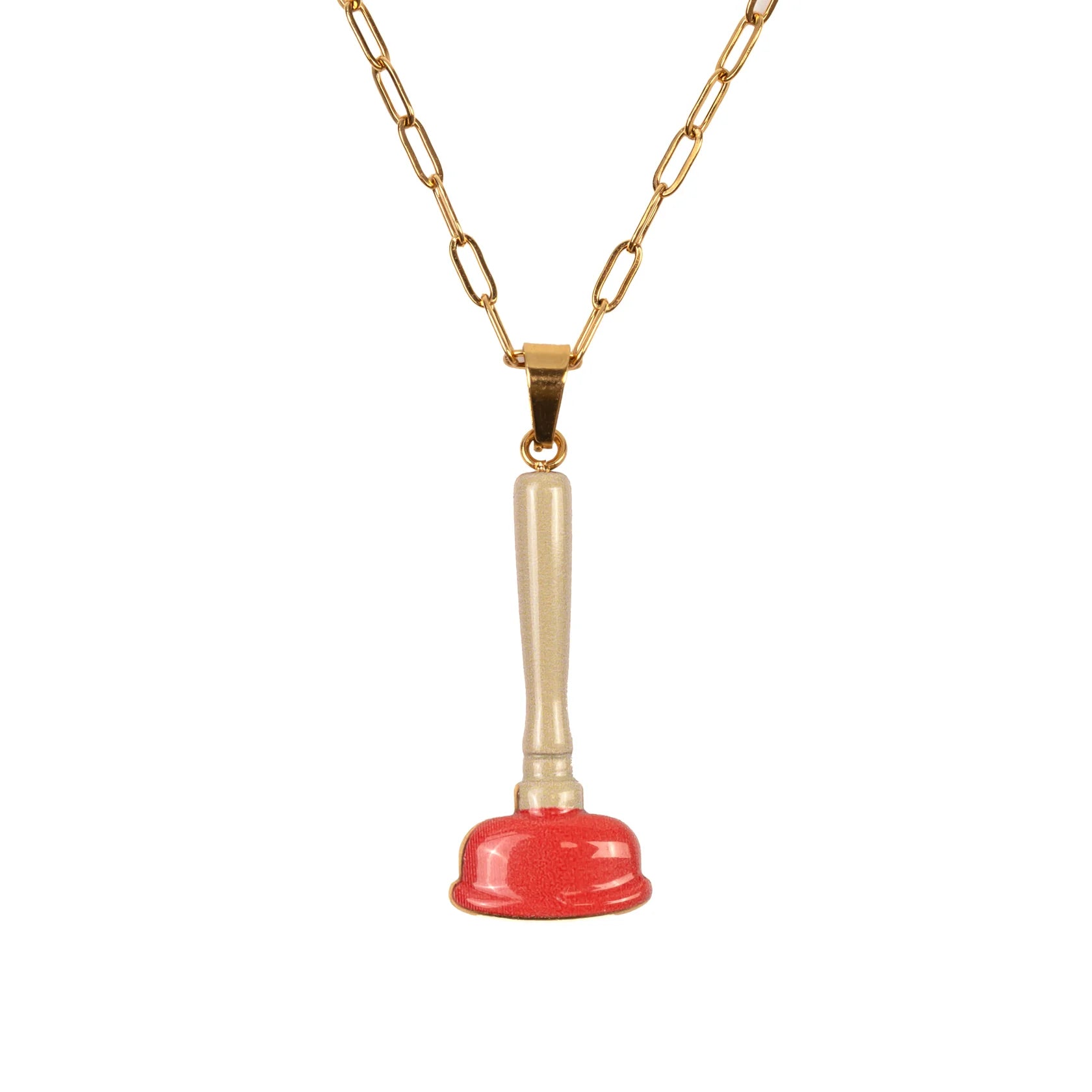 Seletti SINK PLUNGER Pendant w Necklace