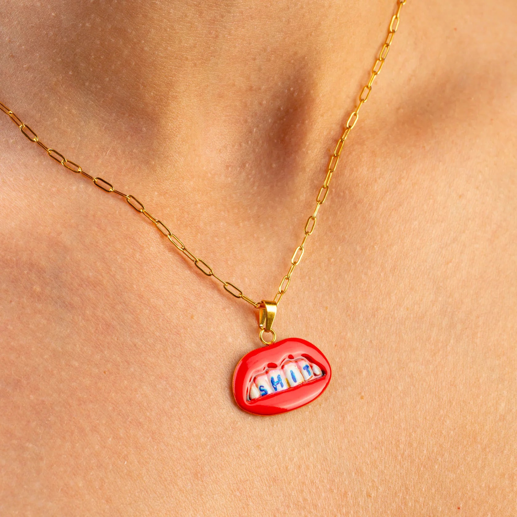 Seletti SHIT Pendant w Necklace