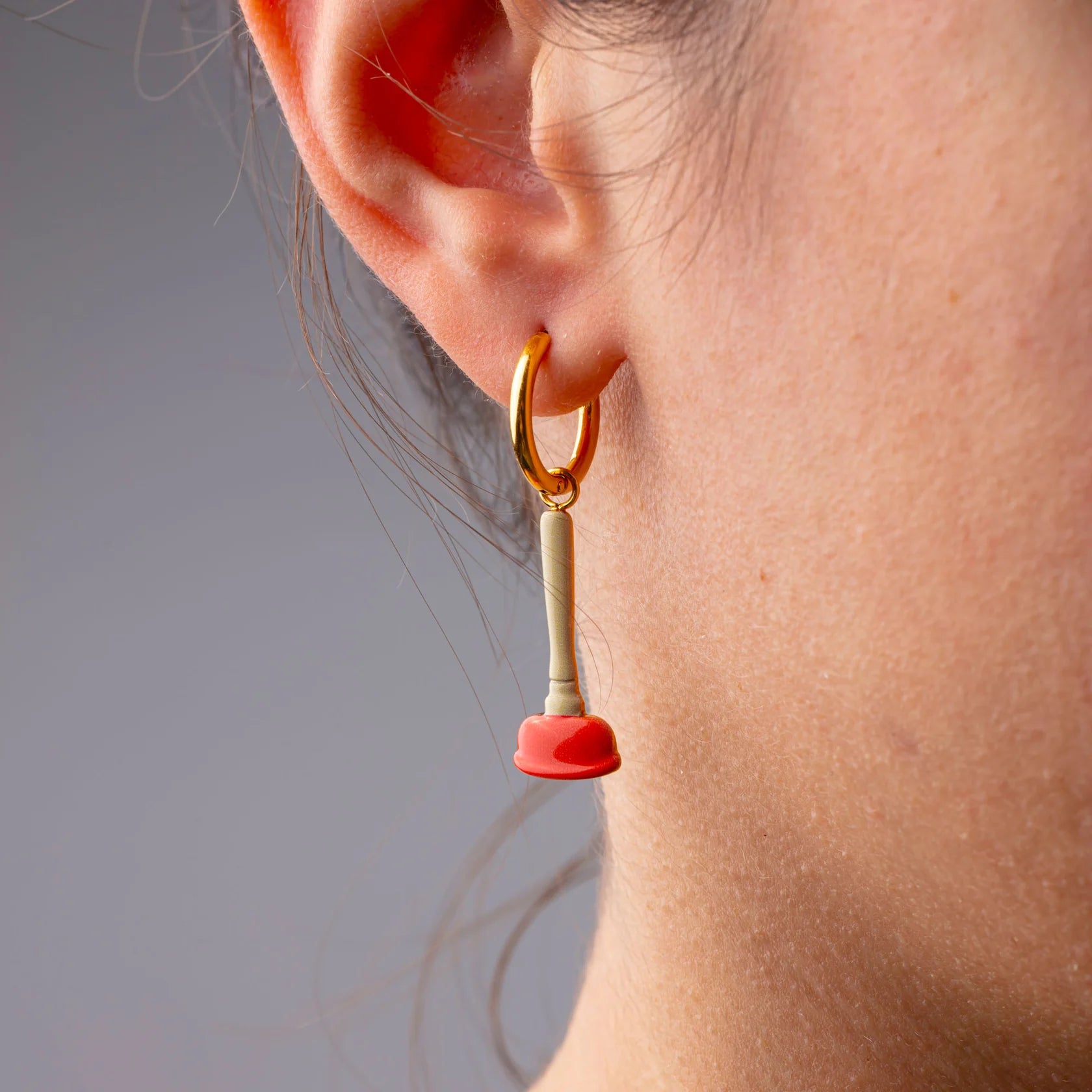 Seletti SINK PLUNGER Dangling Earrings