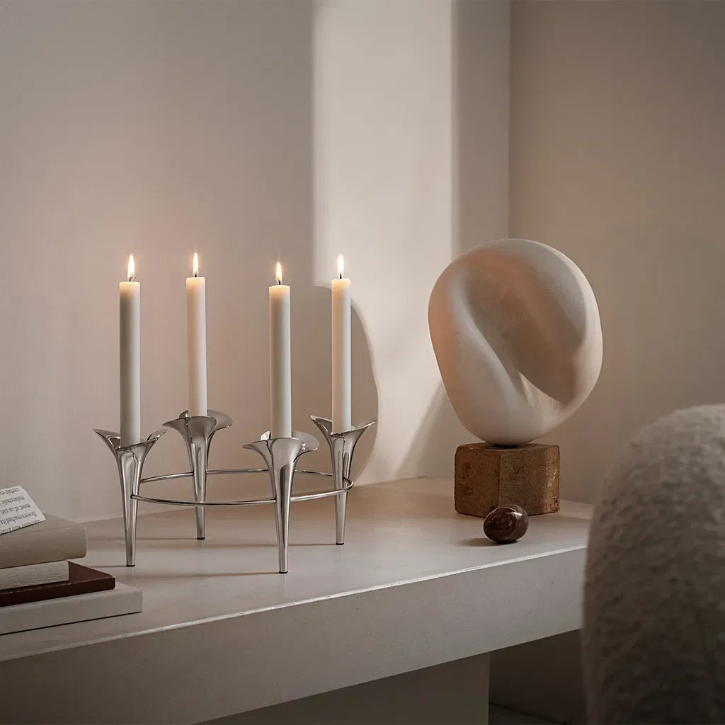 Georg Jensen Bloom Taper Candleholder