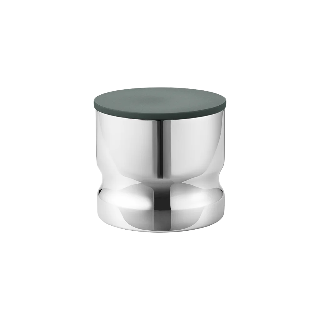 Georg Jensen ALFREDO Canister Stainless Steel Green