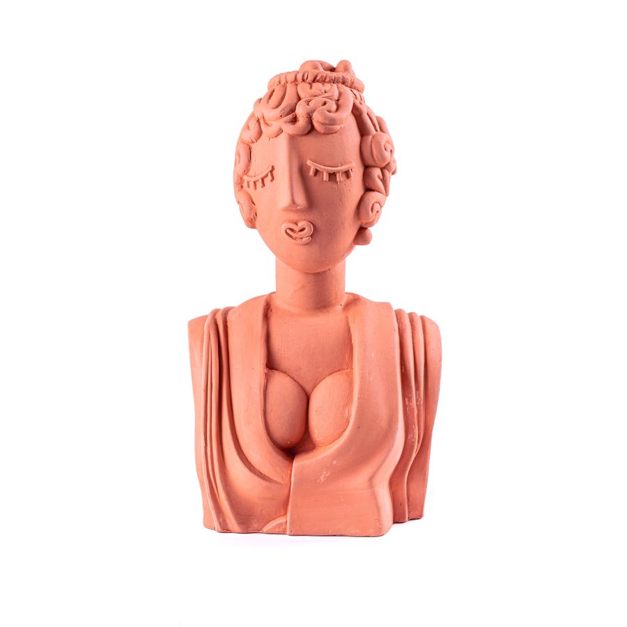 Seletti Graecia Terracotta Bust Poppea