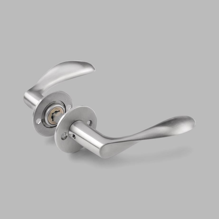 d Line Lever Handle AJ97 Small Stainless Steel by Arne Jacobsen