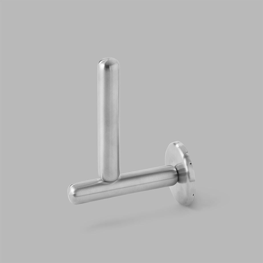 d line Pebble Spare Toilet Roll Holder Steel