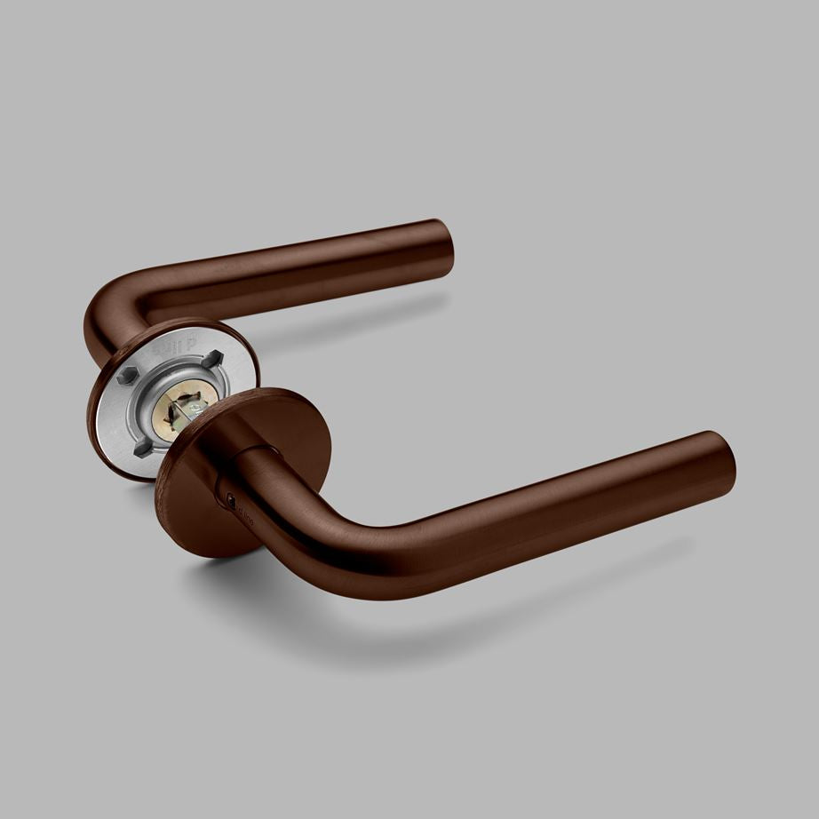 d line Door Handle L Bronze