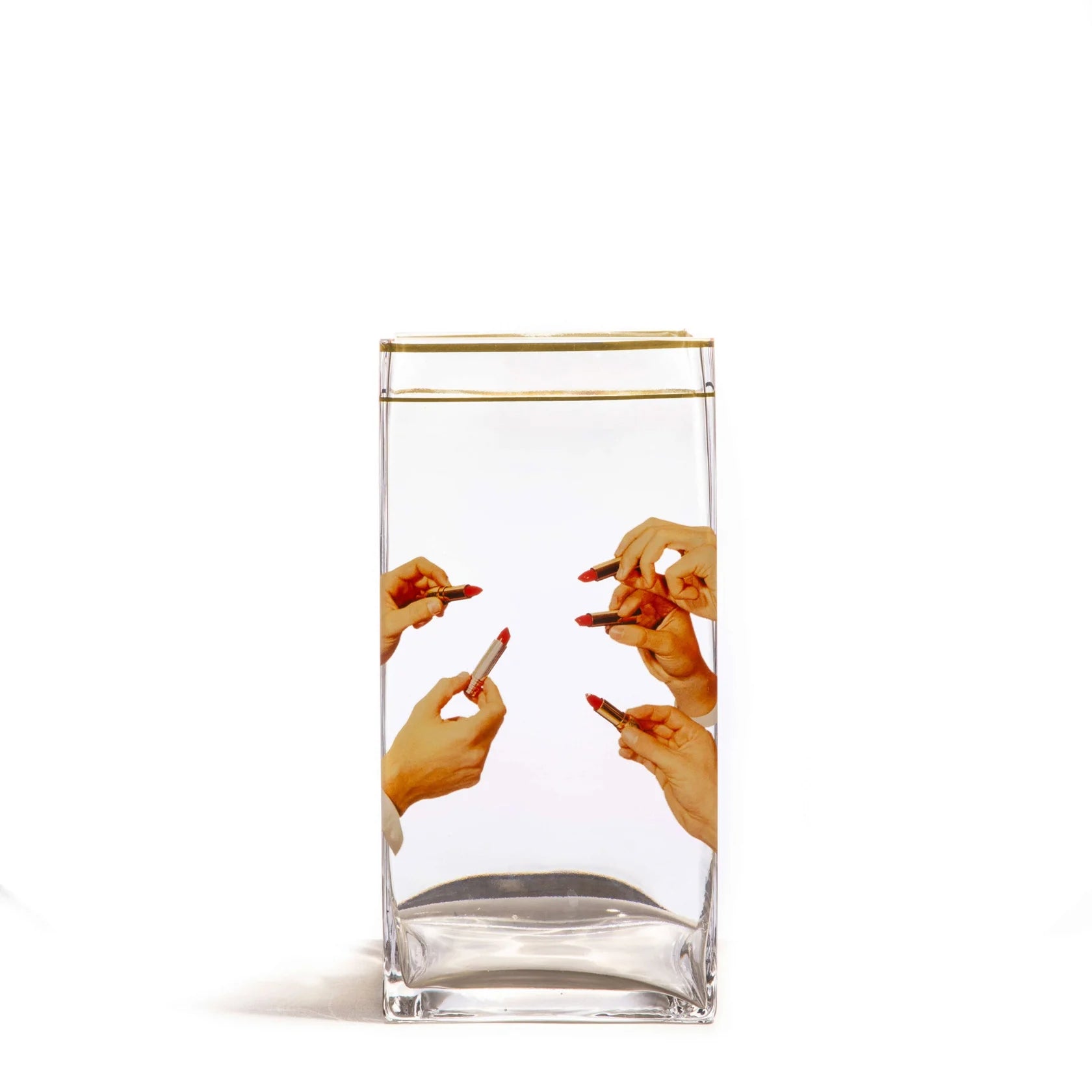 Seletti Glass Vase Big Lipstick