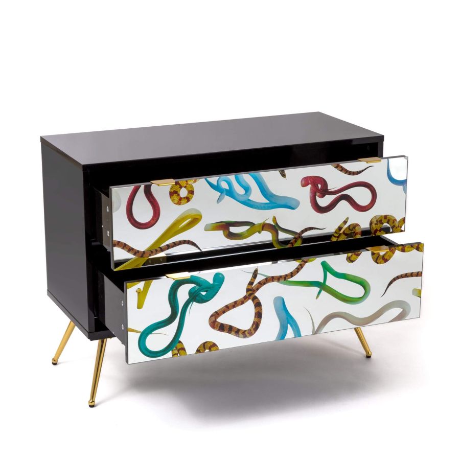 Seletti Chest of Two Drawers Snakes