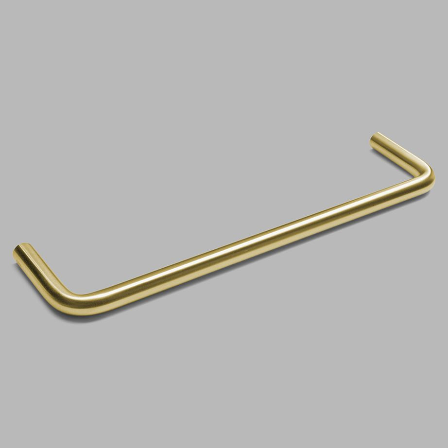 D Line Towel Rail Brass Ø14mm