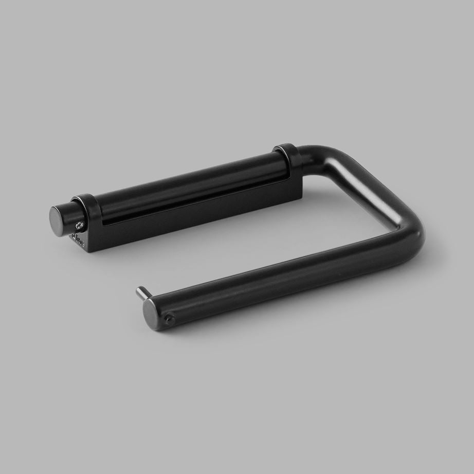 d Line Toilet Roll Holder Black