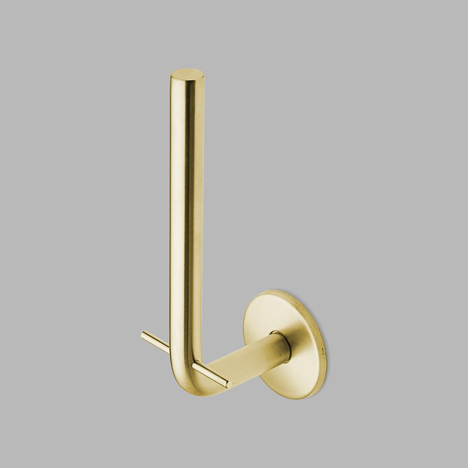 d Line Spare Toilet Roll Holder Brass