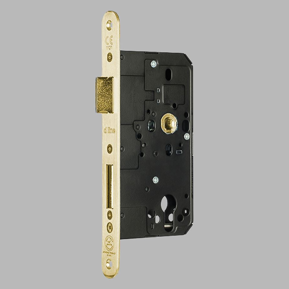 d line Sash Lock Brass