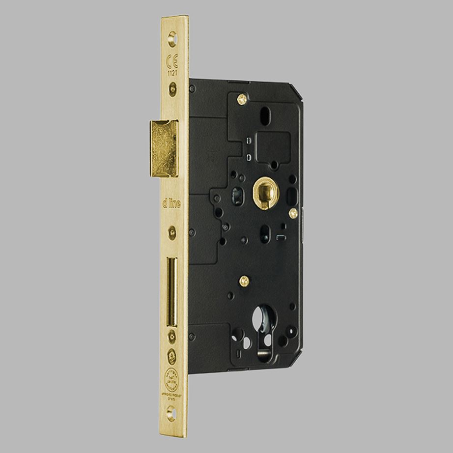 d line Sash Lock Brass