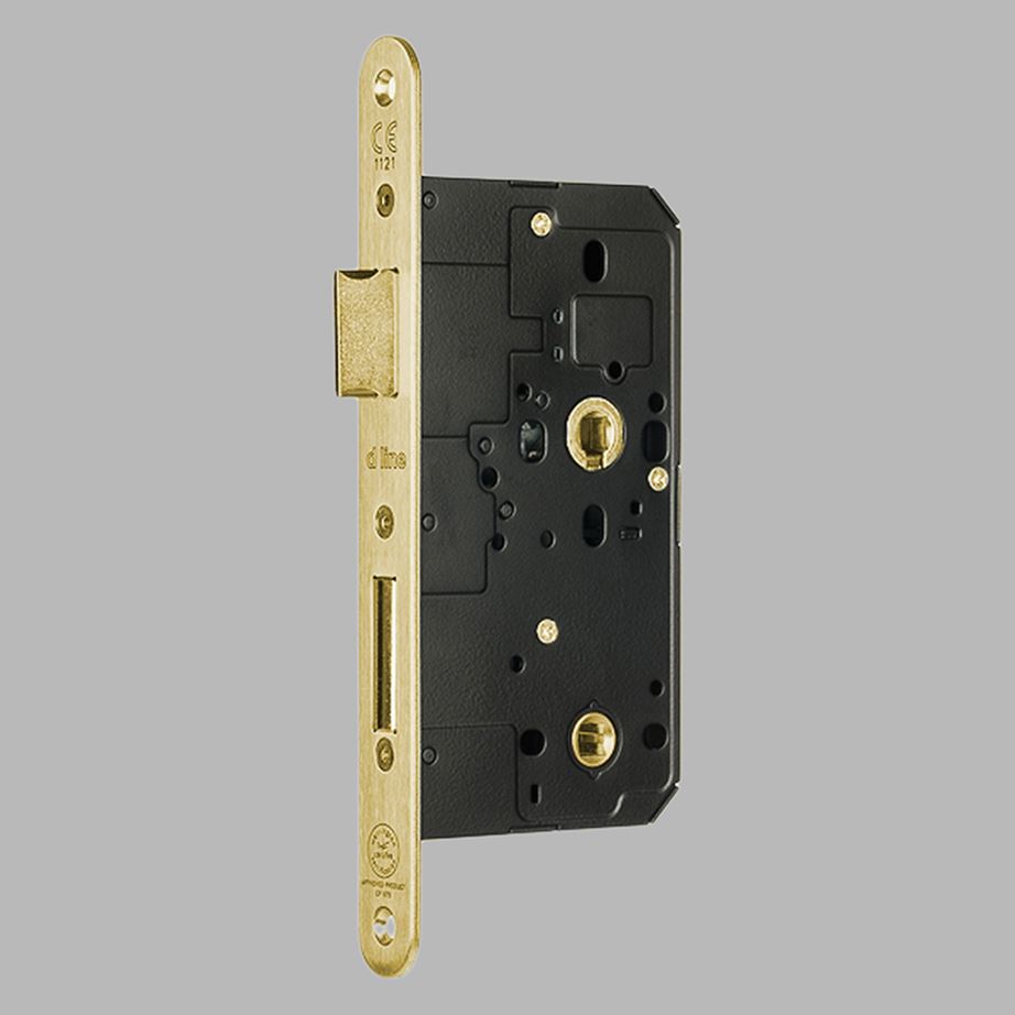 d line WC Lock Brass