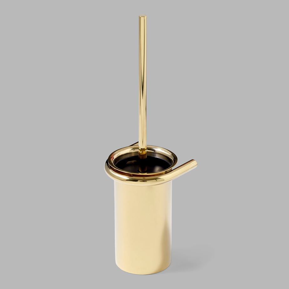 D Line Wall Toilet Brush Brass