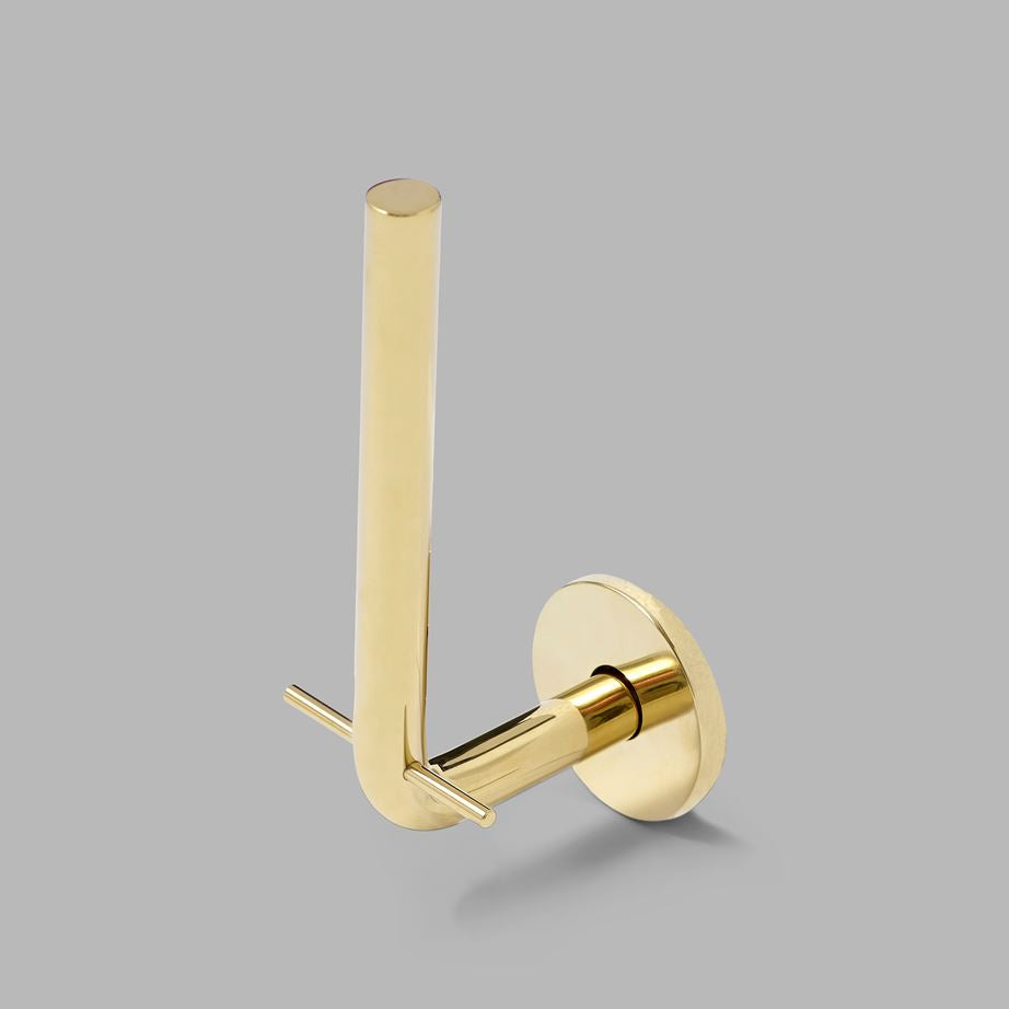 d Line Spare Toilet Roll Holder Brass