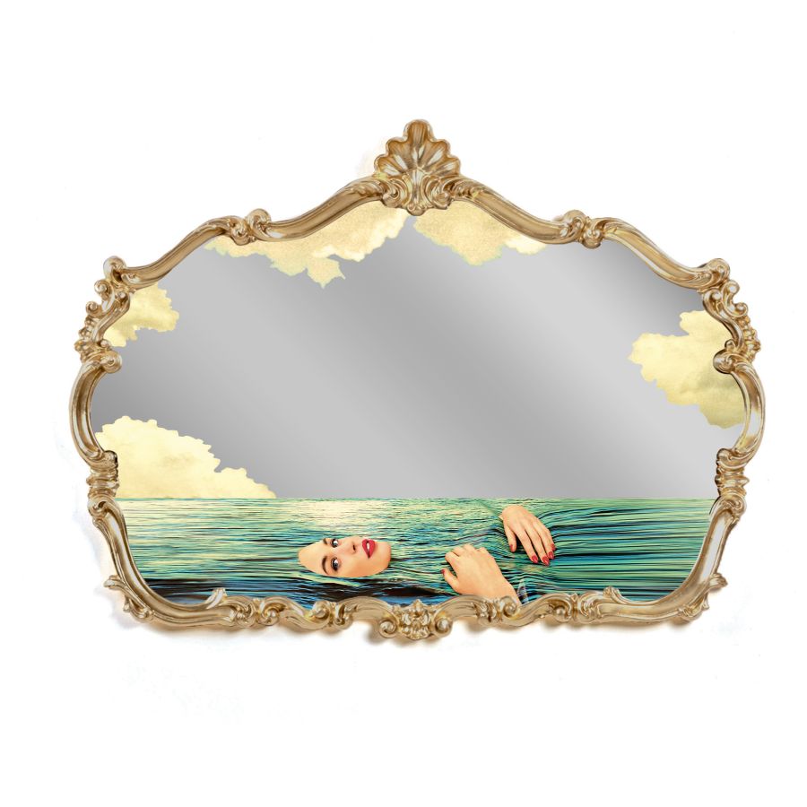 Seletti Baroque Seagirl Wall Mirror