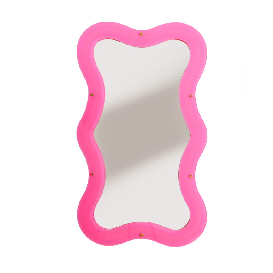 Seletti Supercurve Mirror w Light Tiny Tall