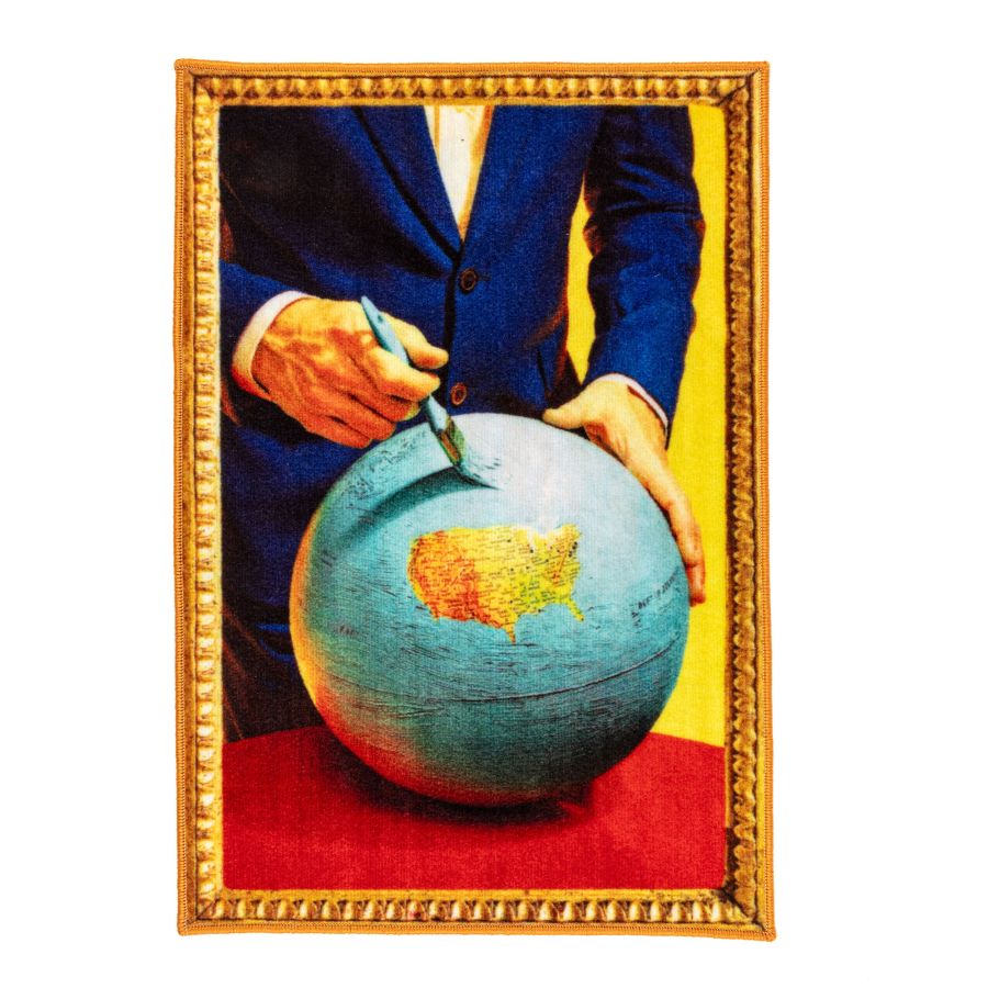 Seletti Floor Mat Globe