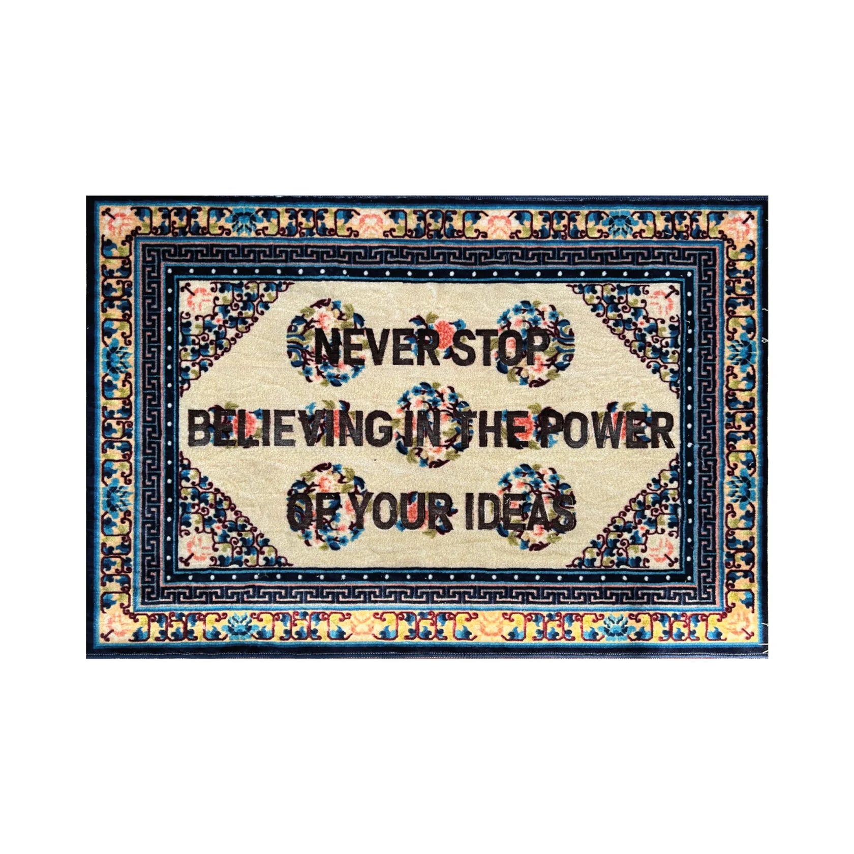 Seletti Rectangular Rug BELIEVING 180cm
