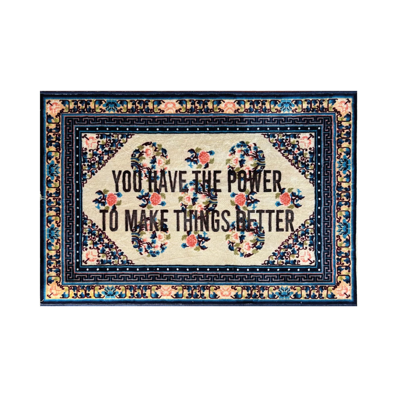 Seletti Rectangular Rug YOU HAVE THE POWER 180cm