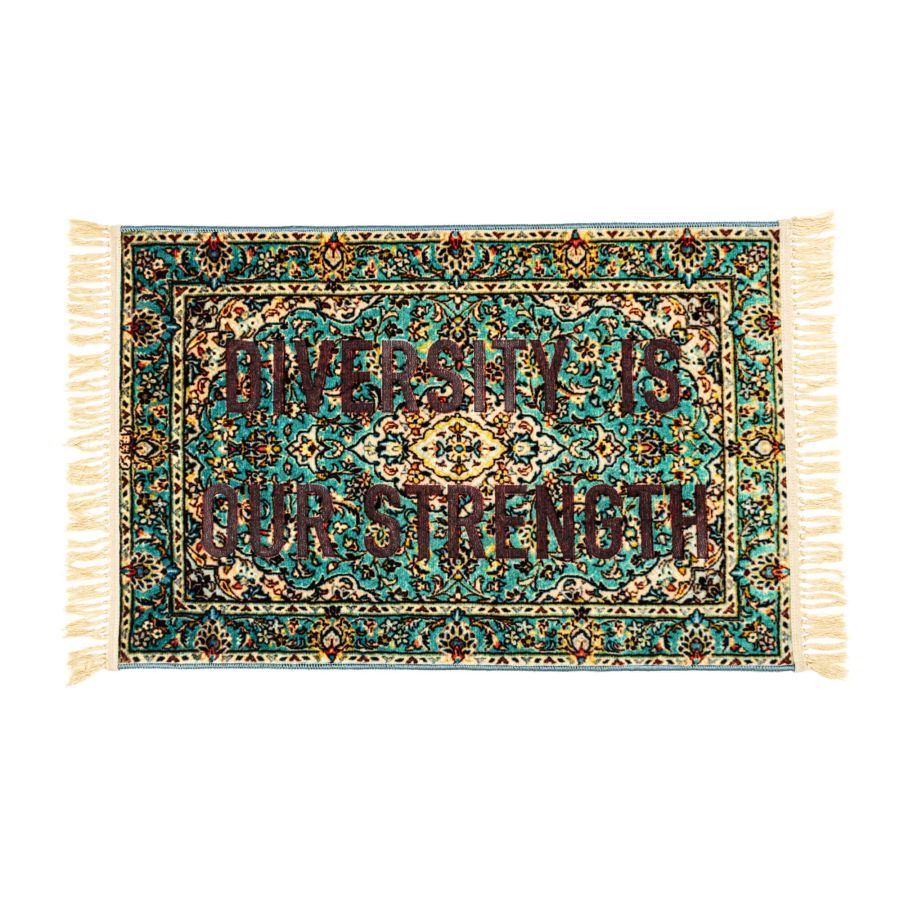 Seletti Rectangular Rug Burnt Diversity