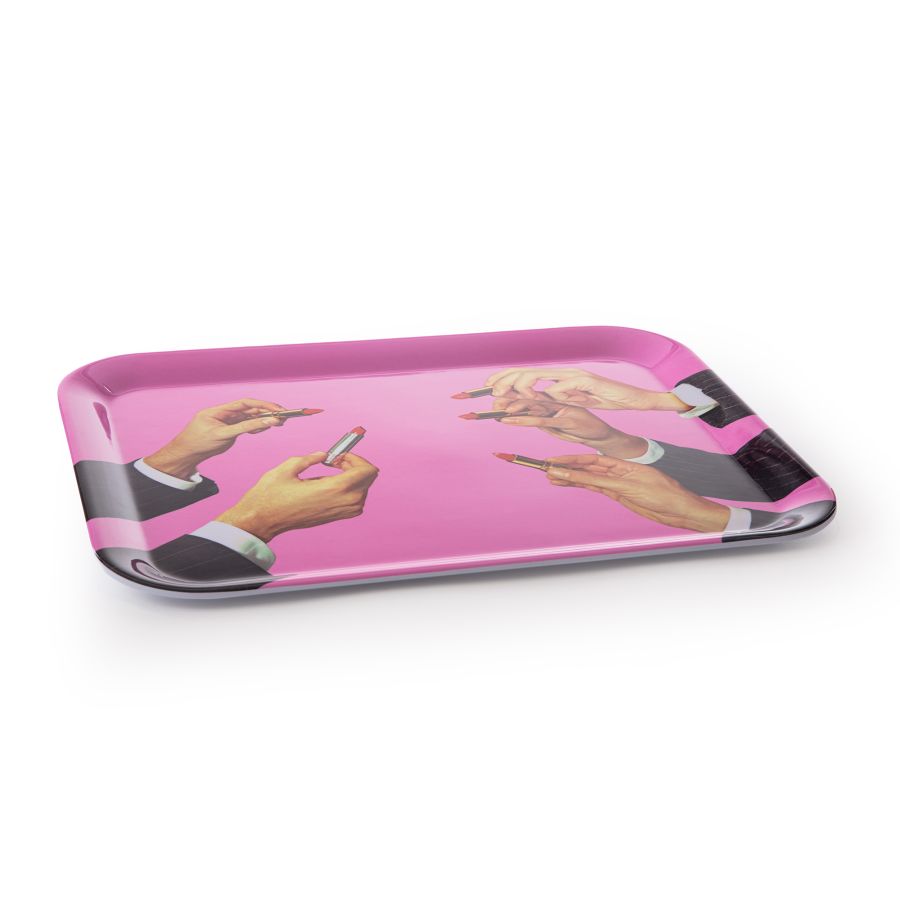 Seletti Lipstick Pink Tray