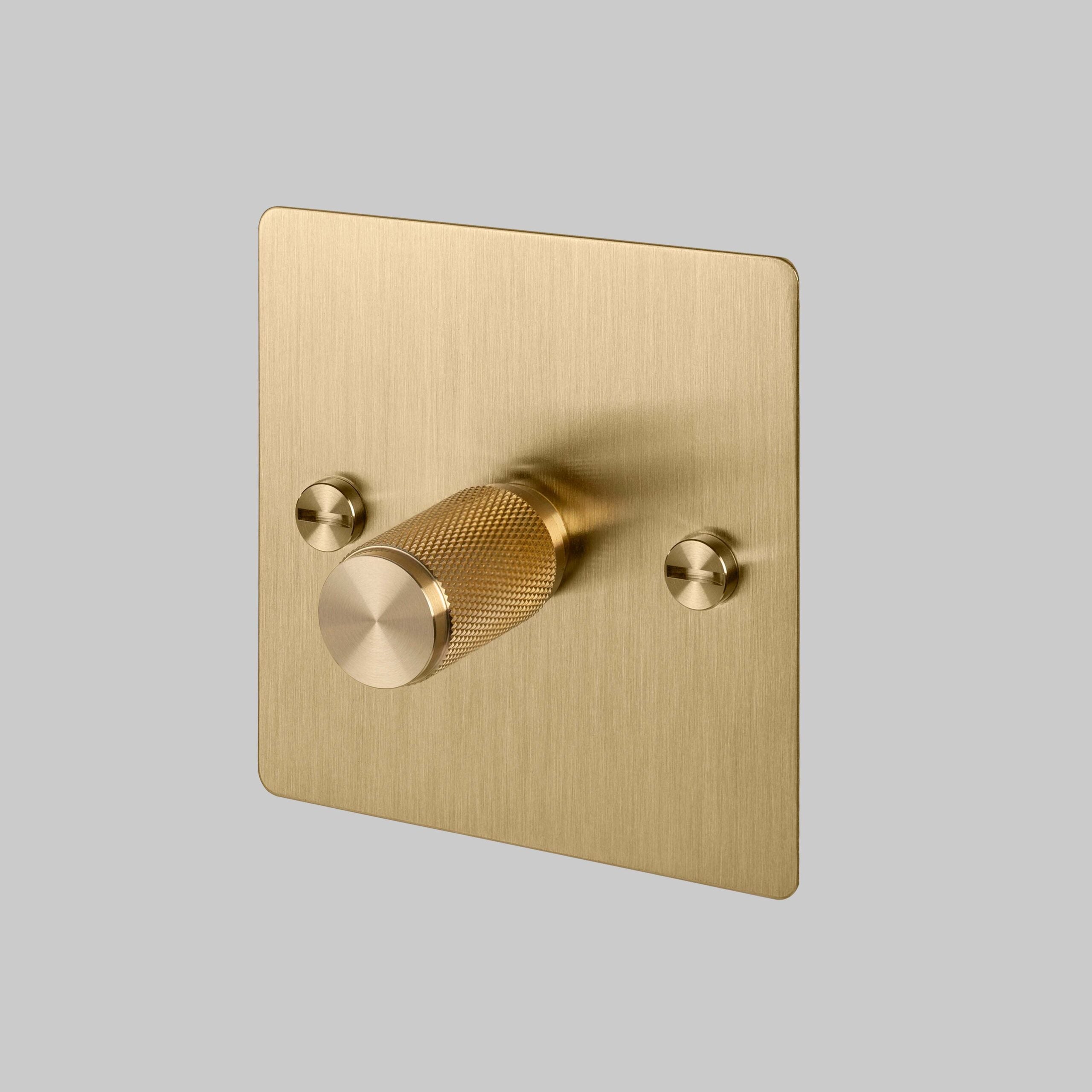 Buster and Punch 1G DIMMER Switch 120W BRASS