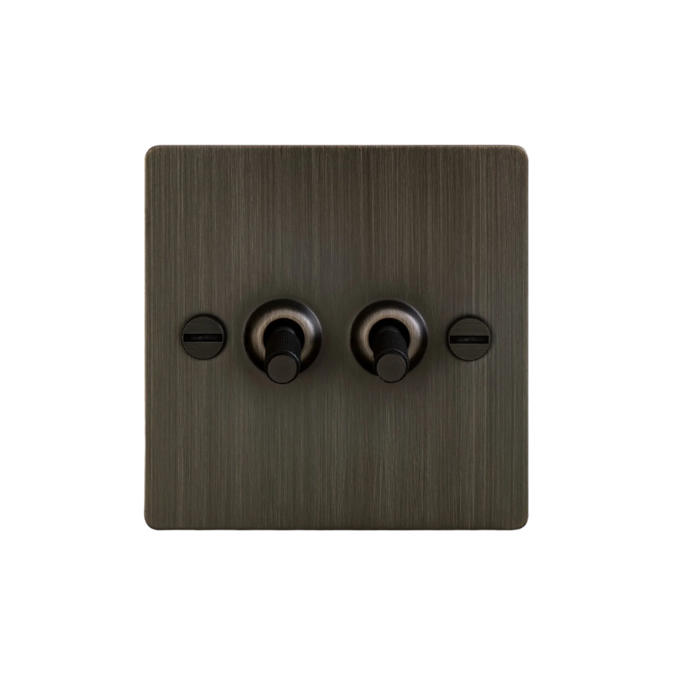 Buster and Punch 2G Toggle Switch Smoked Bronze Plate