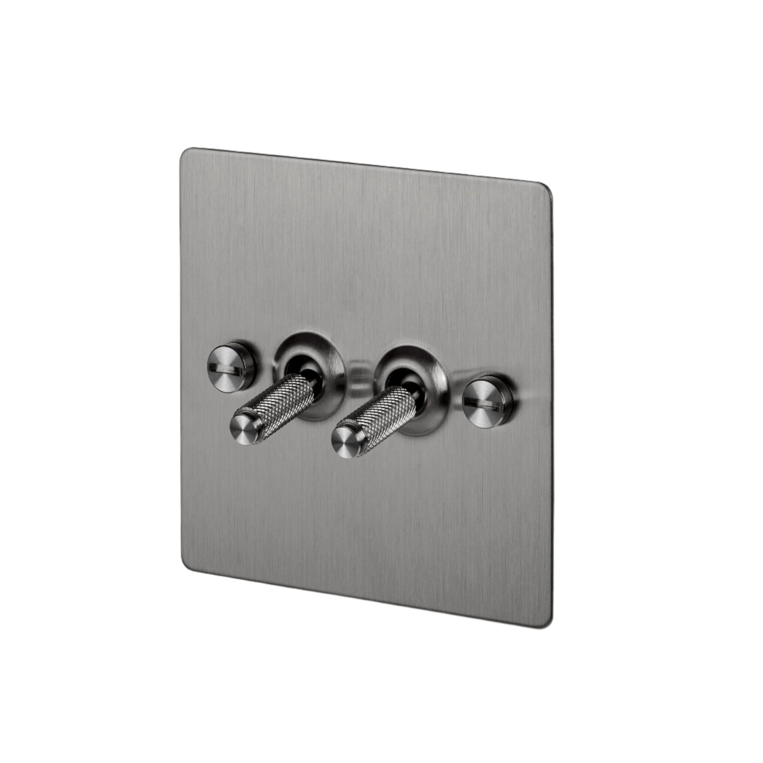 Buster and Punch 2G Toggle Switch Steel Plate