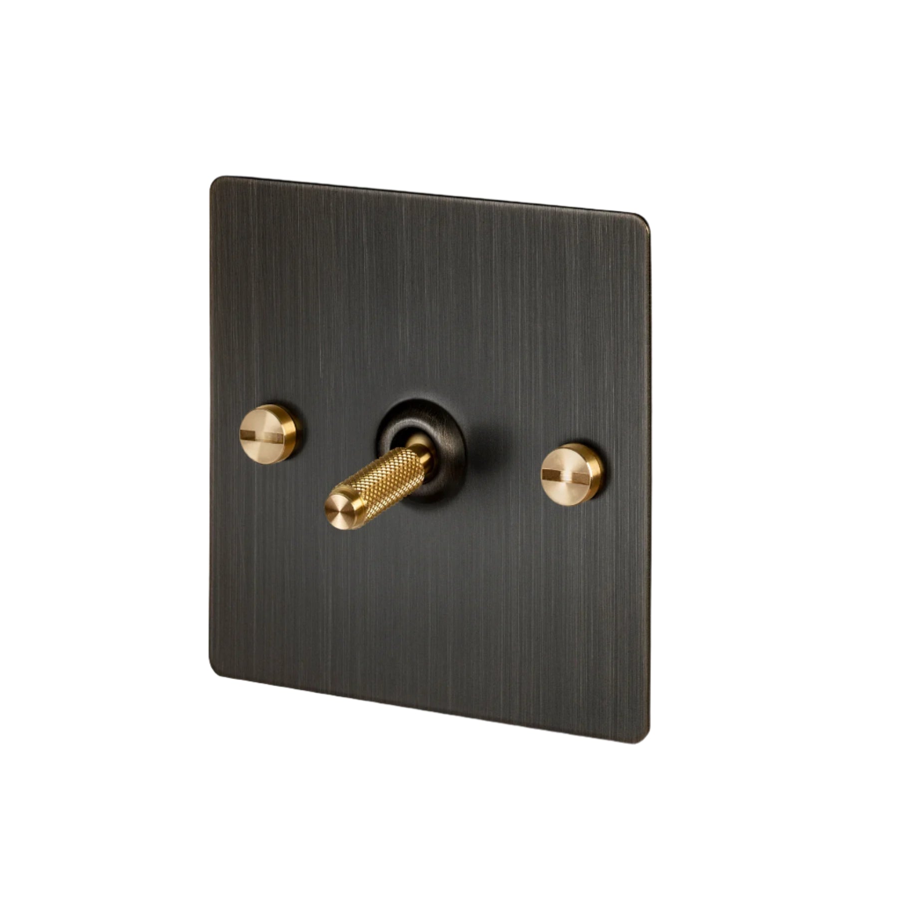 Buster and Punch 1G Toggle Switch Smoked Bronze Plate