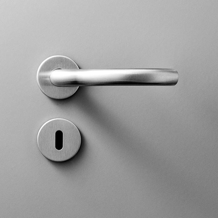 d line Door Lever Handle M Satin