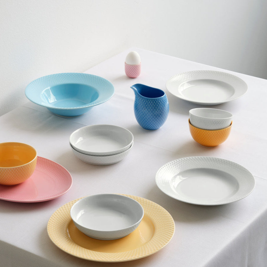 Lyngby Porcelaen RHOMBE Soup Plate 23cm