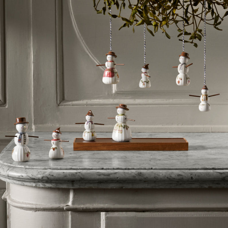 Kahler Hammershoi Christmas Snowgirl Porcelain Figure