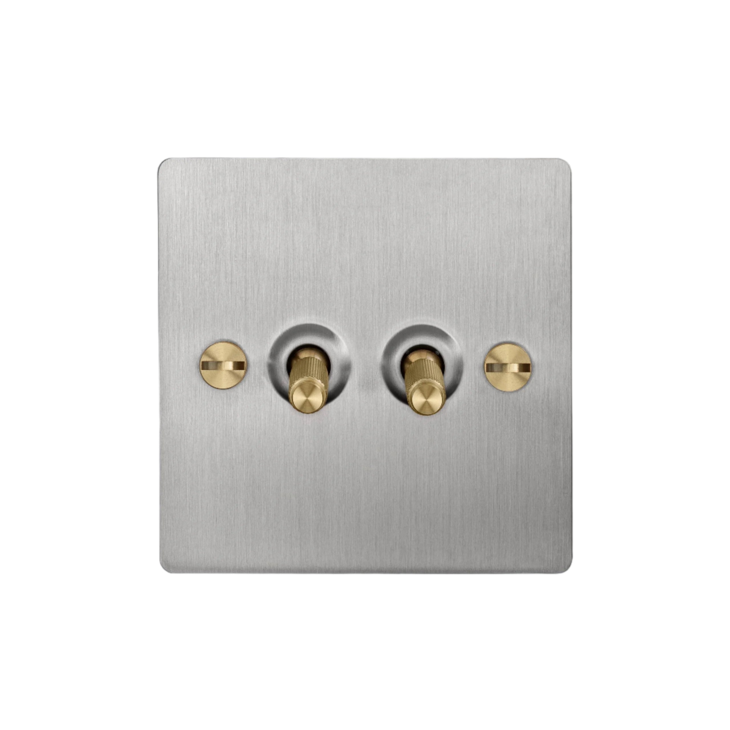 Buster and Punch 2G Toggle Switch Steel Plate