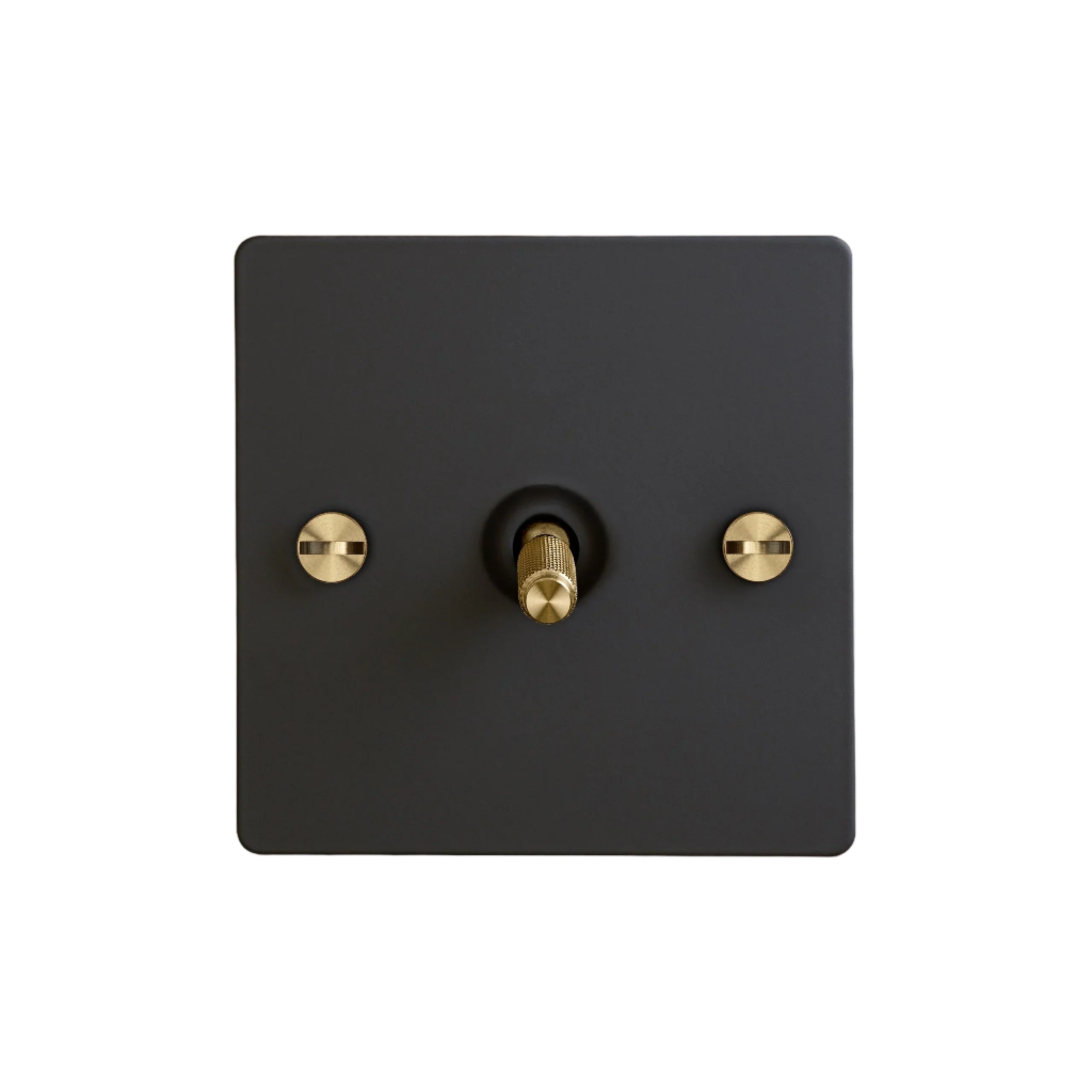 Buster and Punch 1G Toggle Switch Black Plate