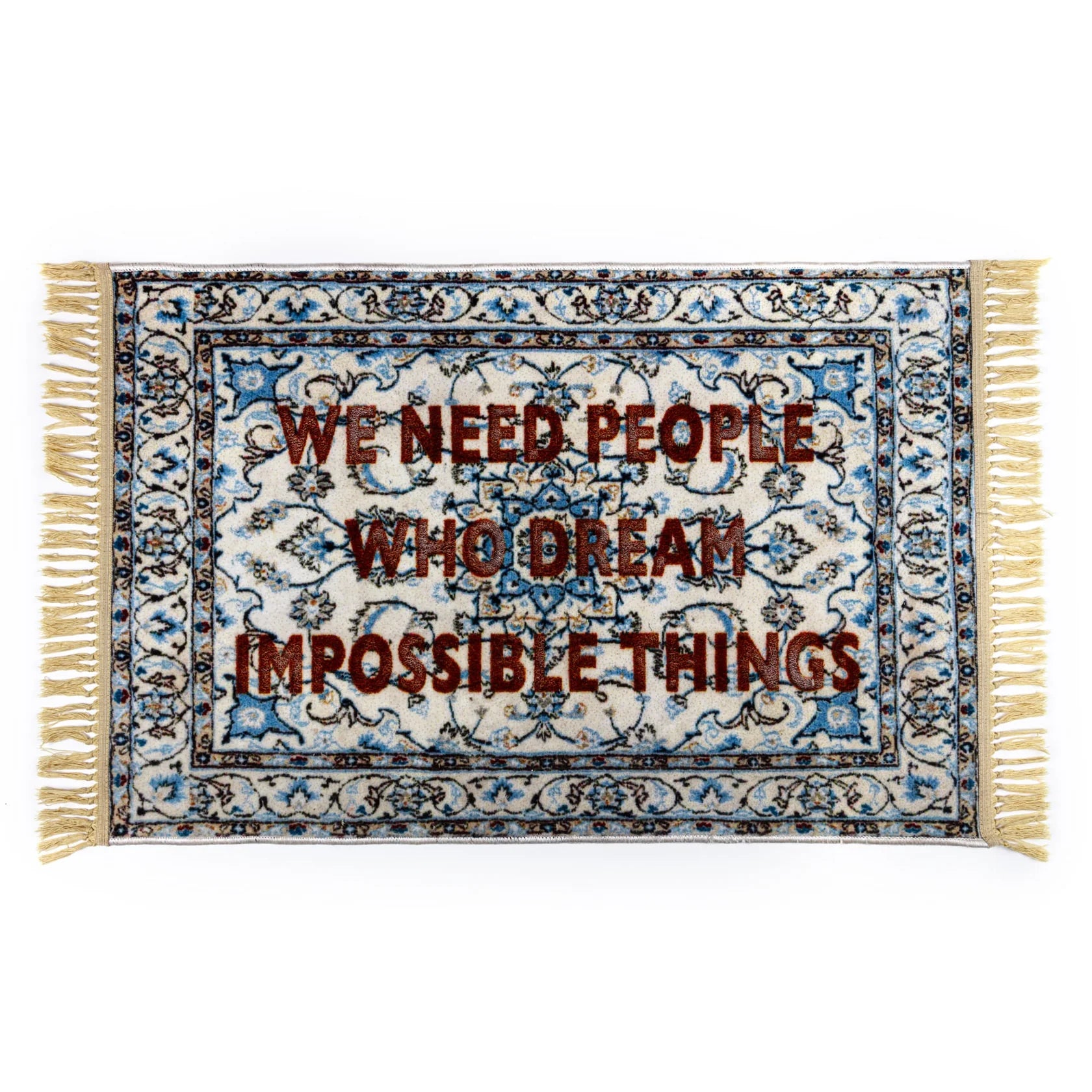 Seletti Rectangular Rug Burnt Impossible Things 120cm