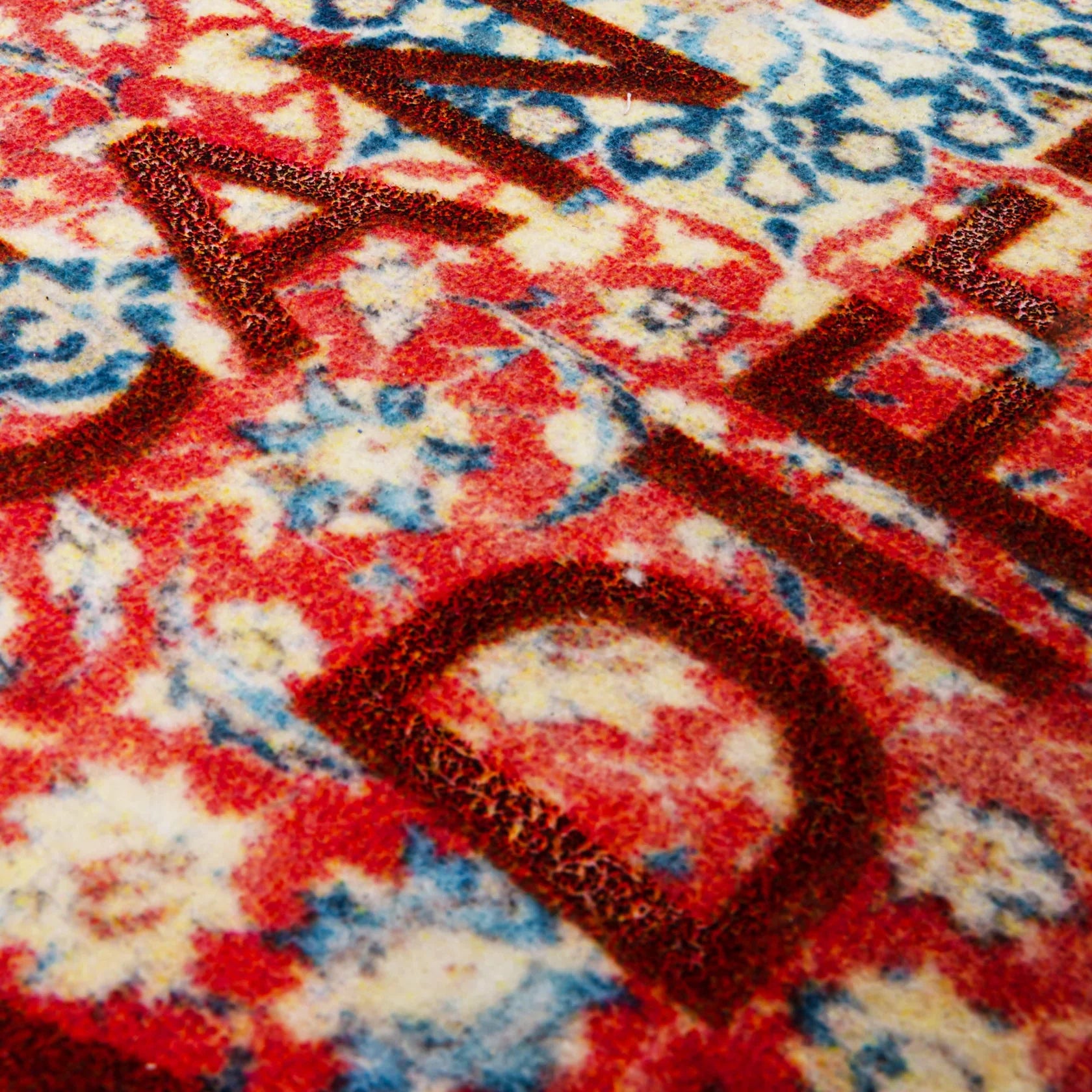 Seletti Rectangular Rug Burnt Difference 120cm