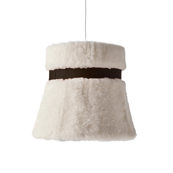 Cuero Design Sheepskin Suspension Light 40cm