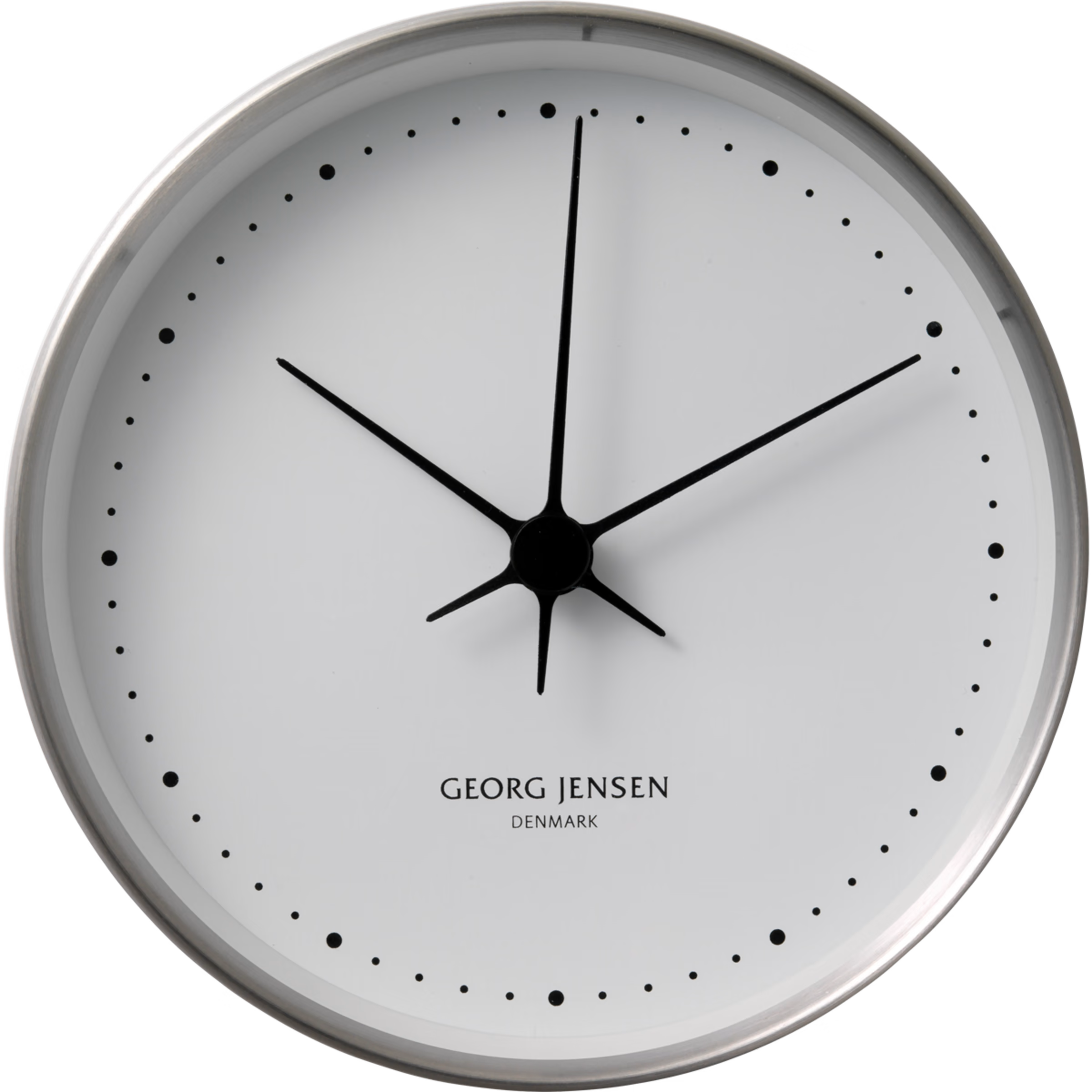 Georg Jensen KOPPEL Wall Clock w White Dial 10cm