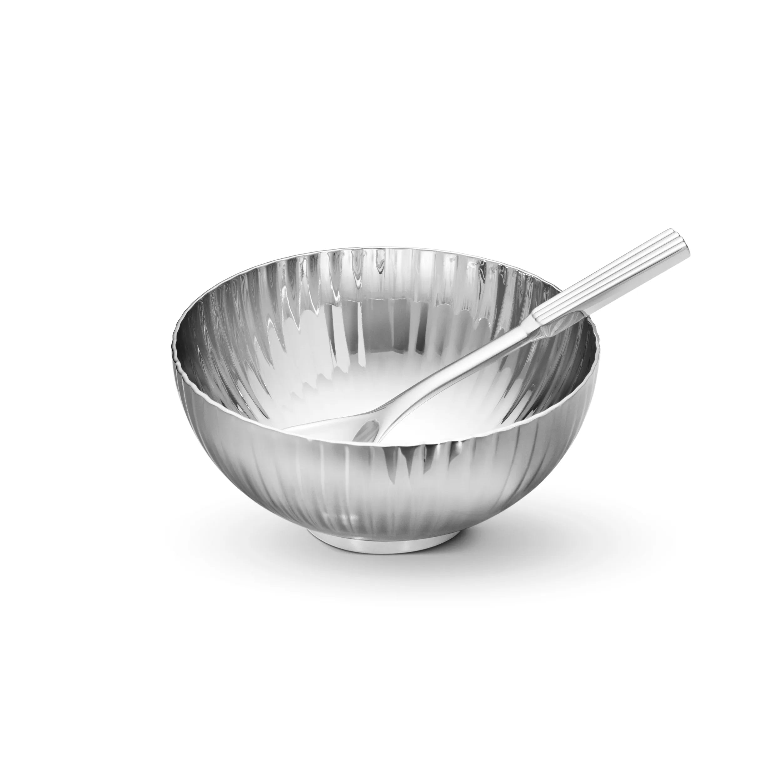 Georg Jensen BERNADOTTE Salt Cellar & Spoon