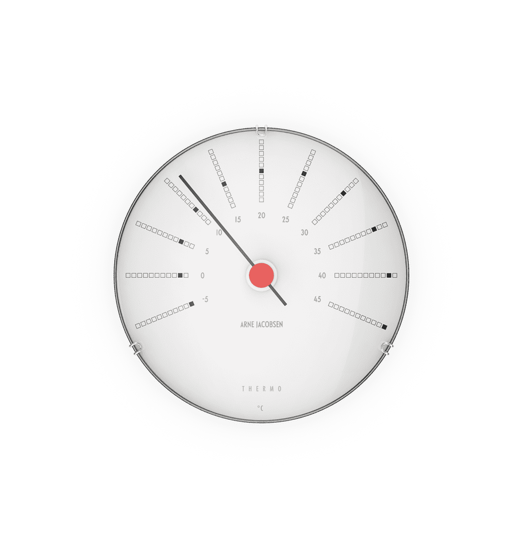 Arne Jacobsen BANKERS Wall Thermometer 12cm