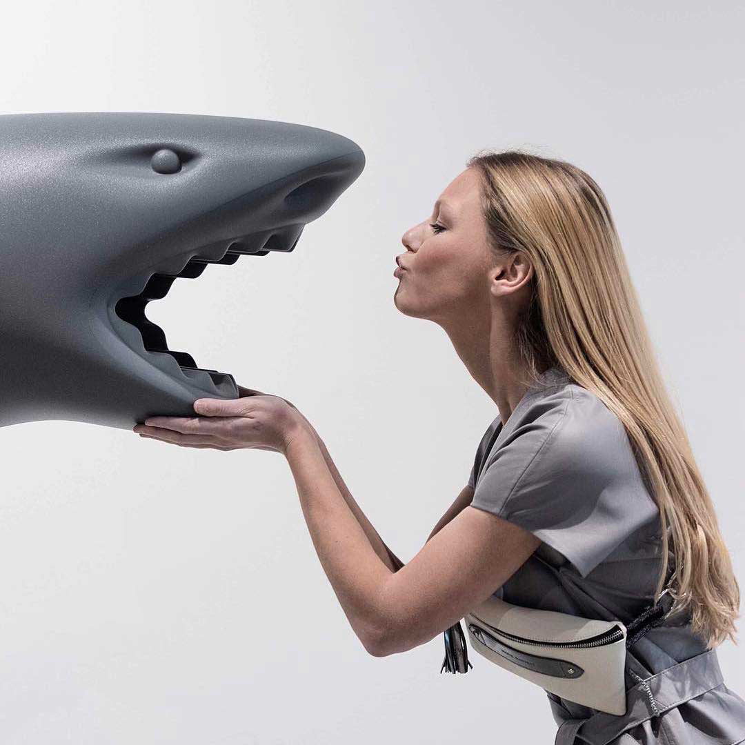 Qeeboo KILLER Shark Umbrella Stand