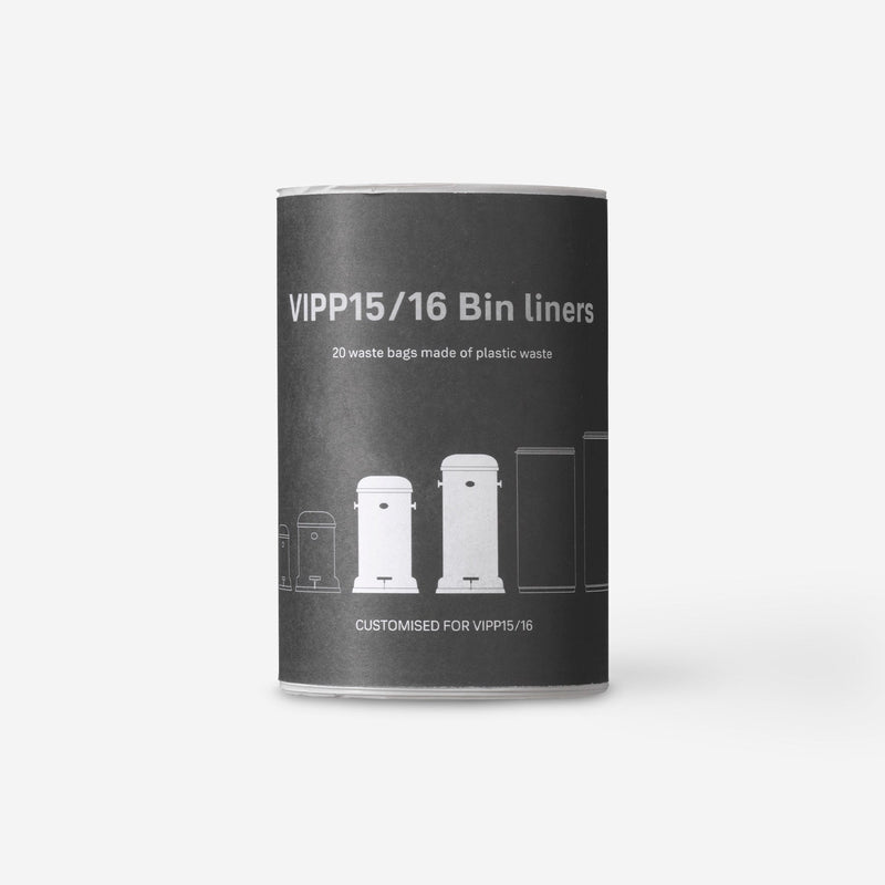 Pack of Vipp recyclable bin liners for sustainable waste disposal