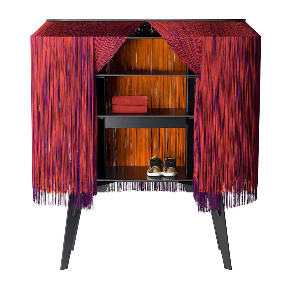 ibride Alpaga Flamboyant Fringe Cabinet